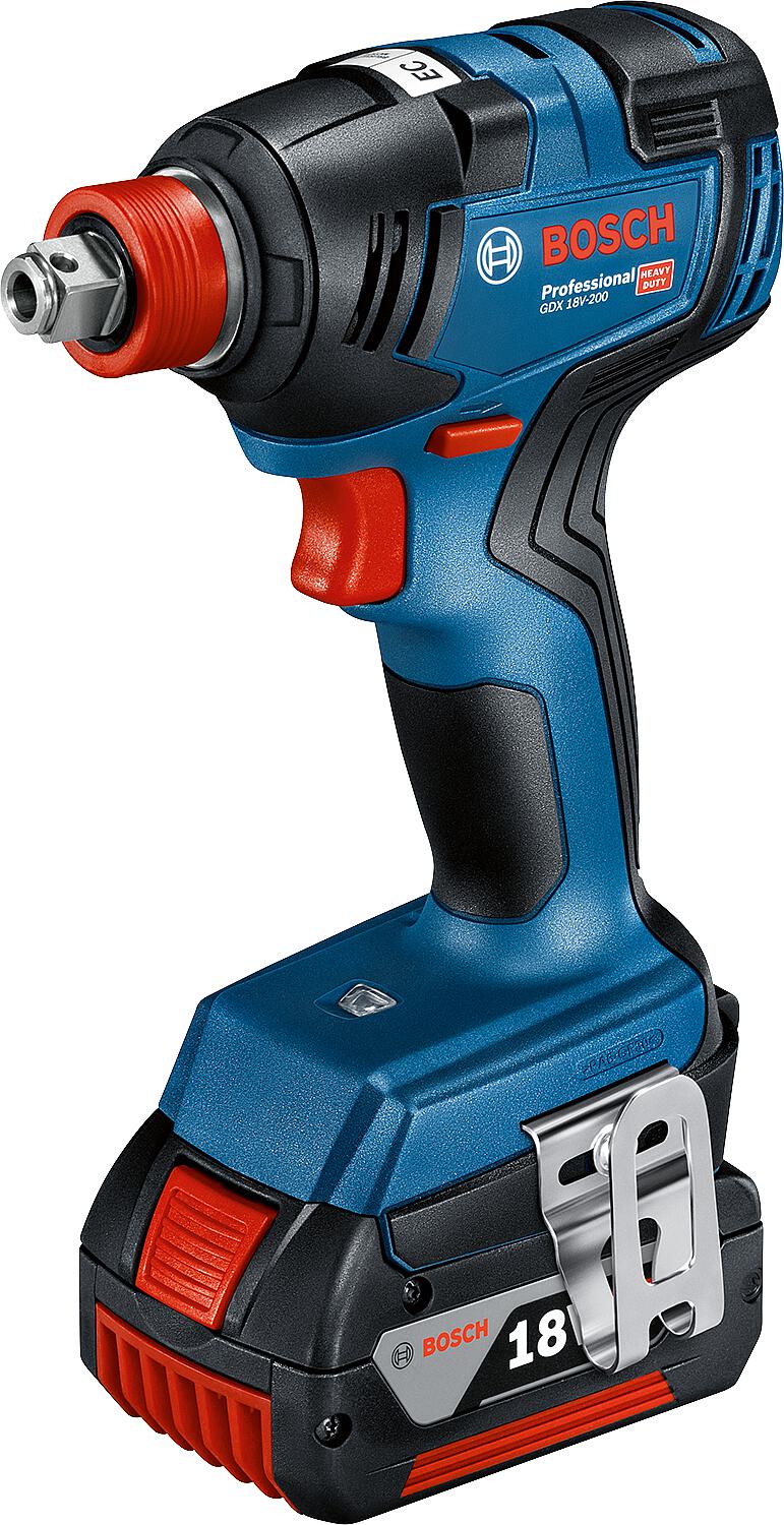 Bosch GDX 18V-200 cordless impact wrench, without batteries and charger