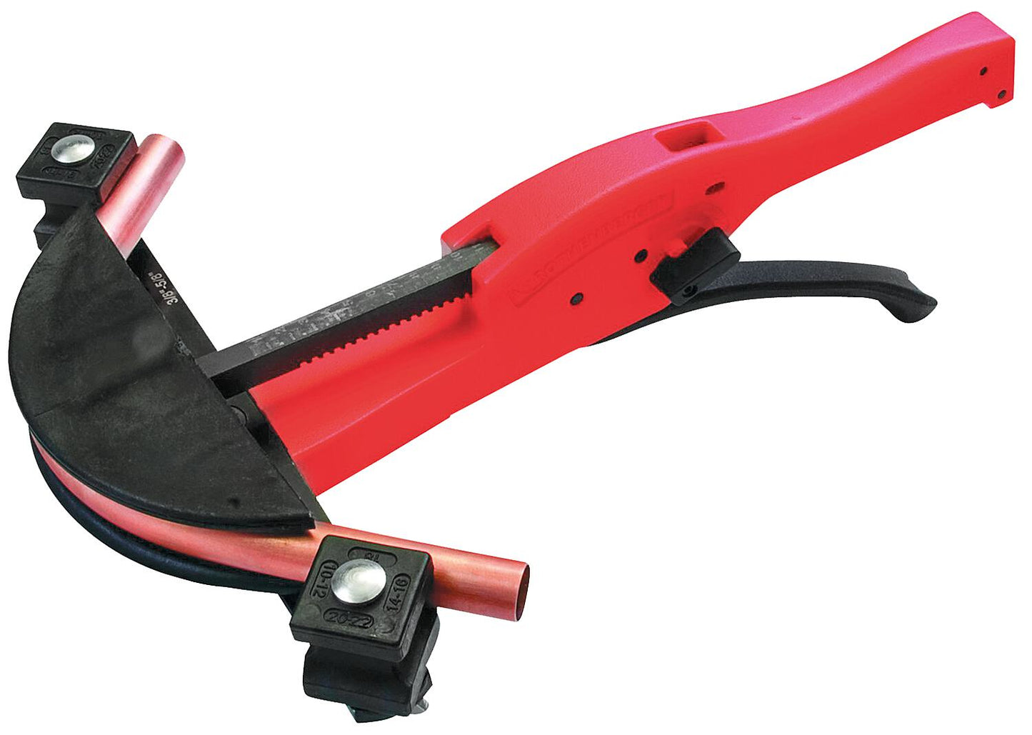 Tube Bender Maxi / 12-15-18-22mm Einhand Biegegerät f. Cu-Rohr komplett im Stahlblechkasten
