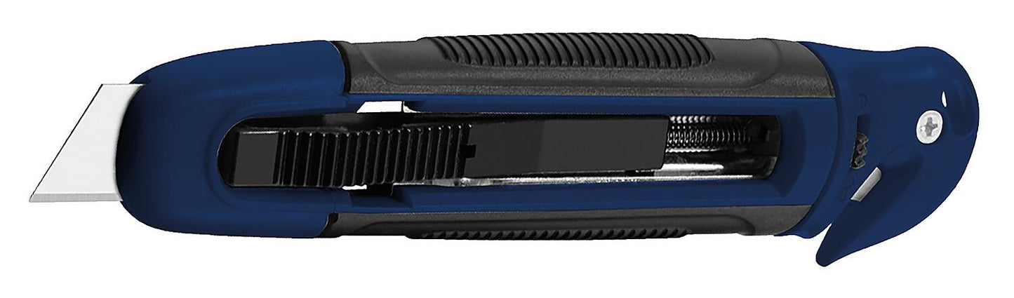 Kiesel 690S safety utility knife with foil cutter, plastic body, blade width (mm): 18