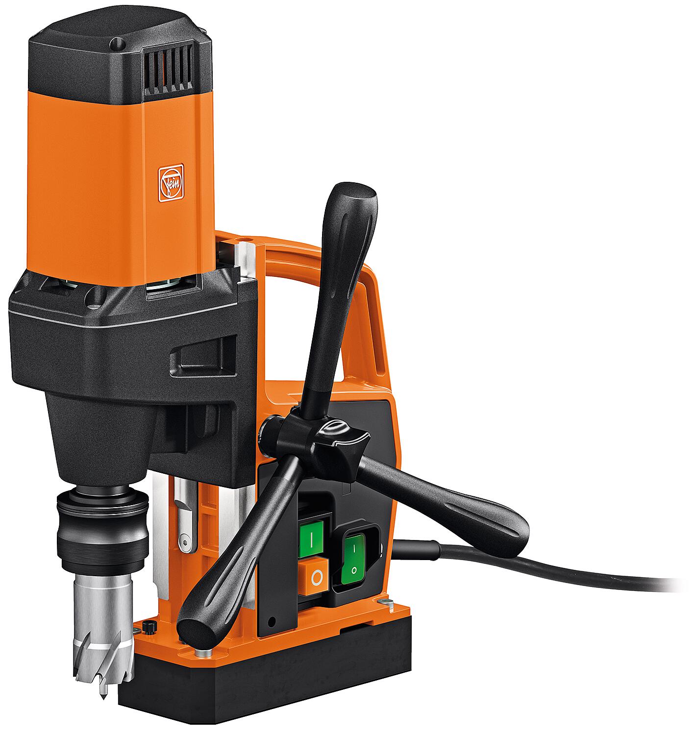 Fein KBE32QW magnetic core drilling machine, 1200 W, 3/4" Weldon core drill chuck
