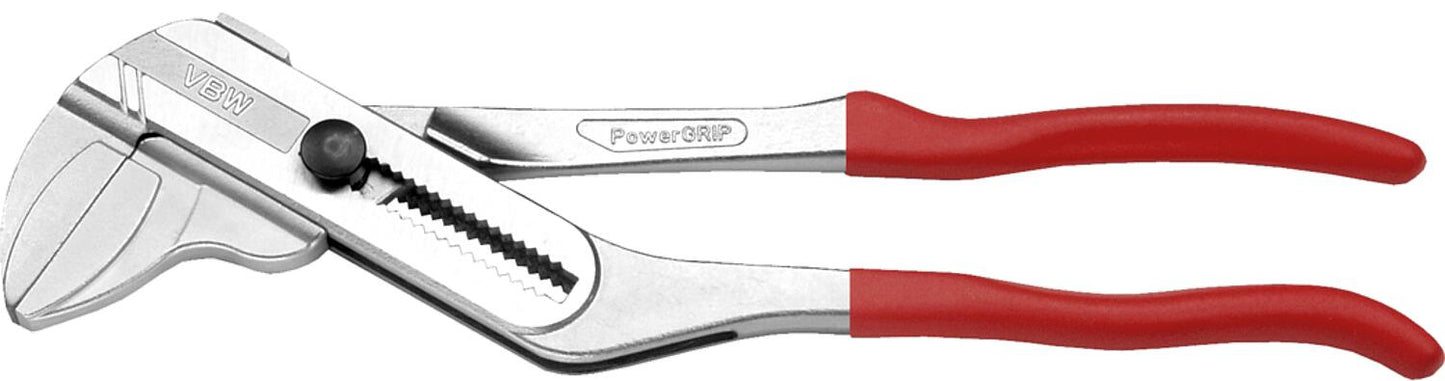 VBW® PowerGRIP pliers wrench, 180mm length, with plastic coating