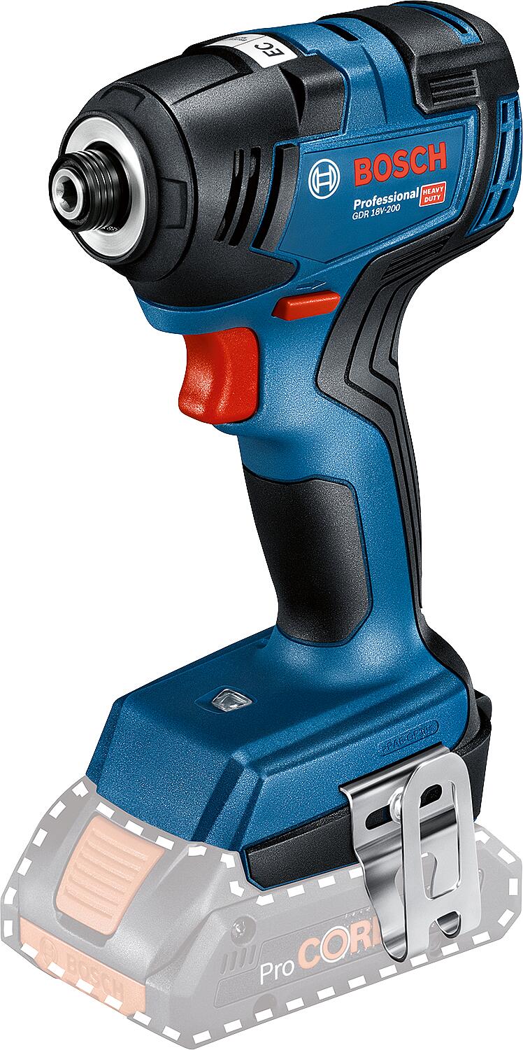 BOSCH GDR 18V-200 cordless impact wrench, 18 V, without battery and charger, with L-Boxx