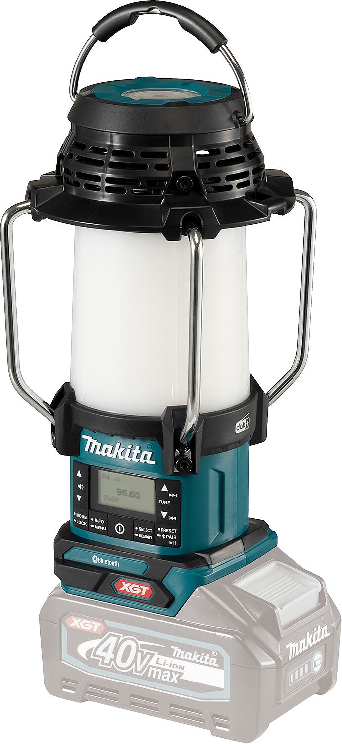Makita 40V MR009GZ battery-powered radio with lantern (battery and charger not included)