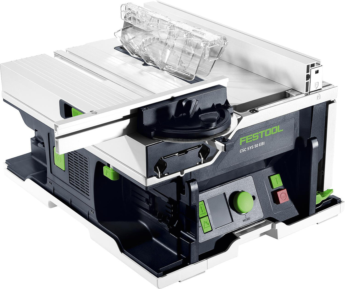 Festool CSC SYS 50 EBI-Basic cordless table saw, 2 x 18 V, without battery and charger, 15 kg