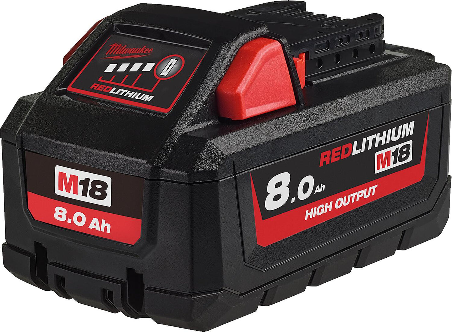 Batterie de remplacement Milwaukee M18HB8, 18 V 8,0 Ah