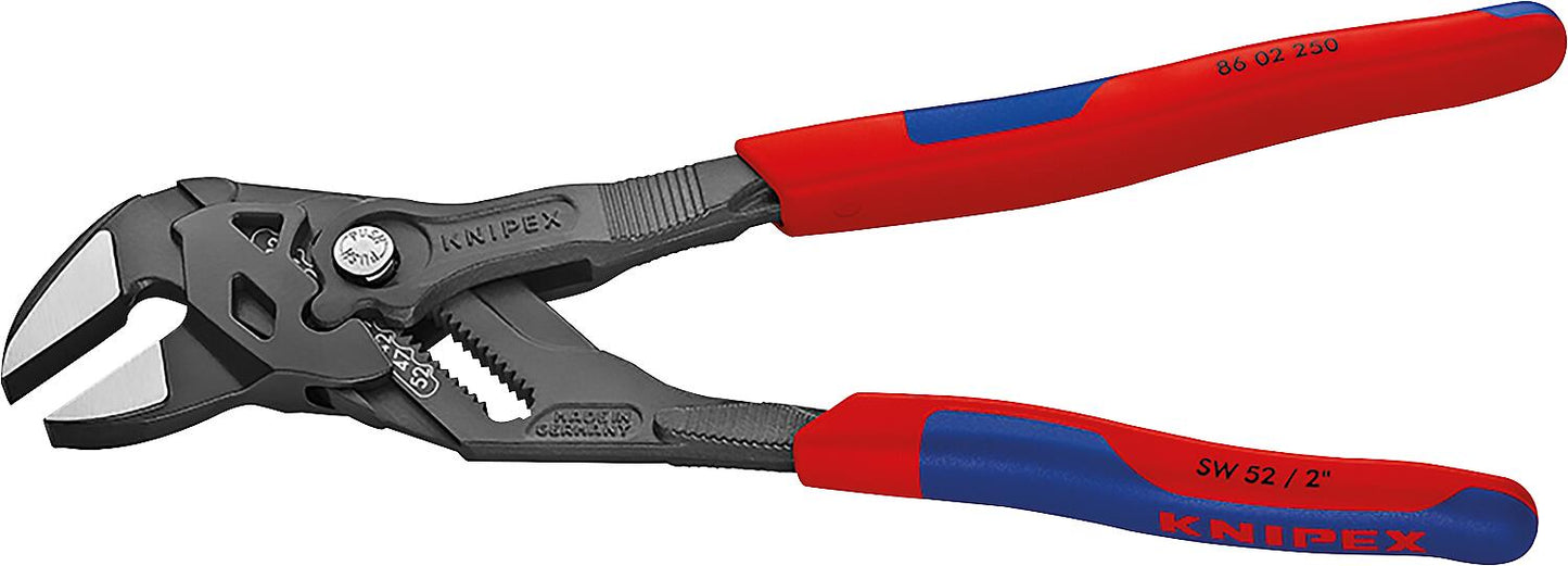 Zangenschlüssel KNIPEX brüniert L=180 mm mit Mehrkomponenten-Griff