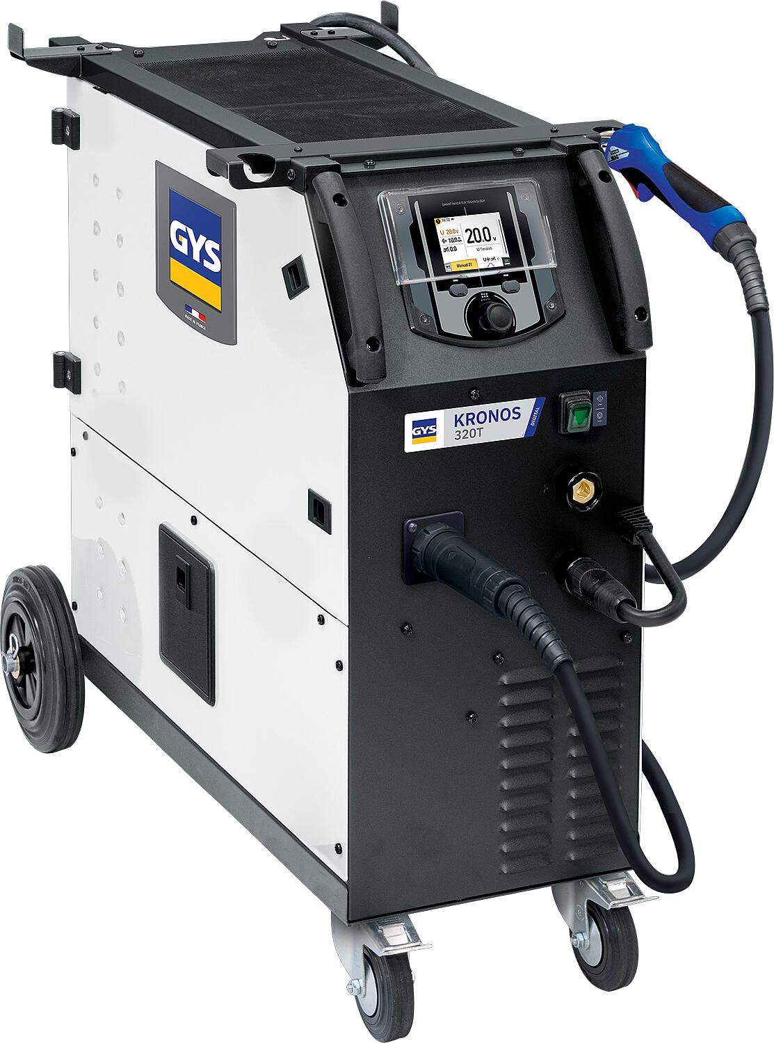 MIG/MAG welding machine Gys Kronos 320T, 400V - with accessories
