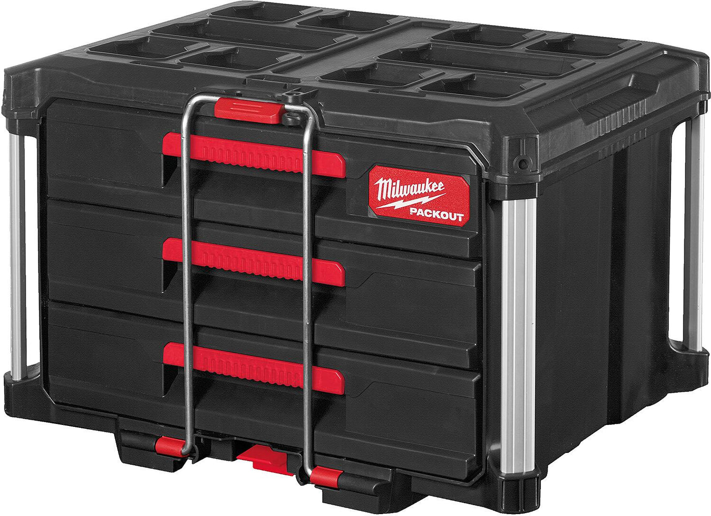 Transportkoffer Milwaukee PACKOUT Koffer mit 3 Schubladen 564 x 414 x 363 mm