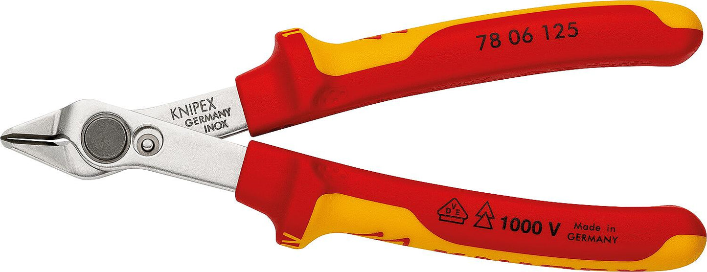 Pince coupante latérale VDE KNIPEX Electronic Super Knips®, longueur (mm) : 125