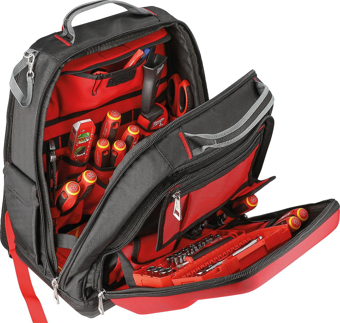 Werkzeugrucksack Milwaukee Packout™ Elektro 76-teilig