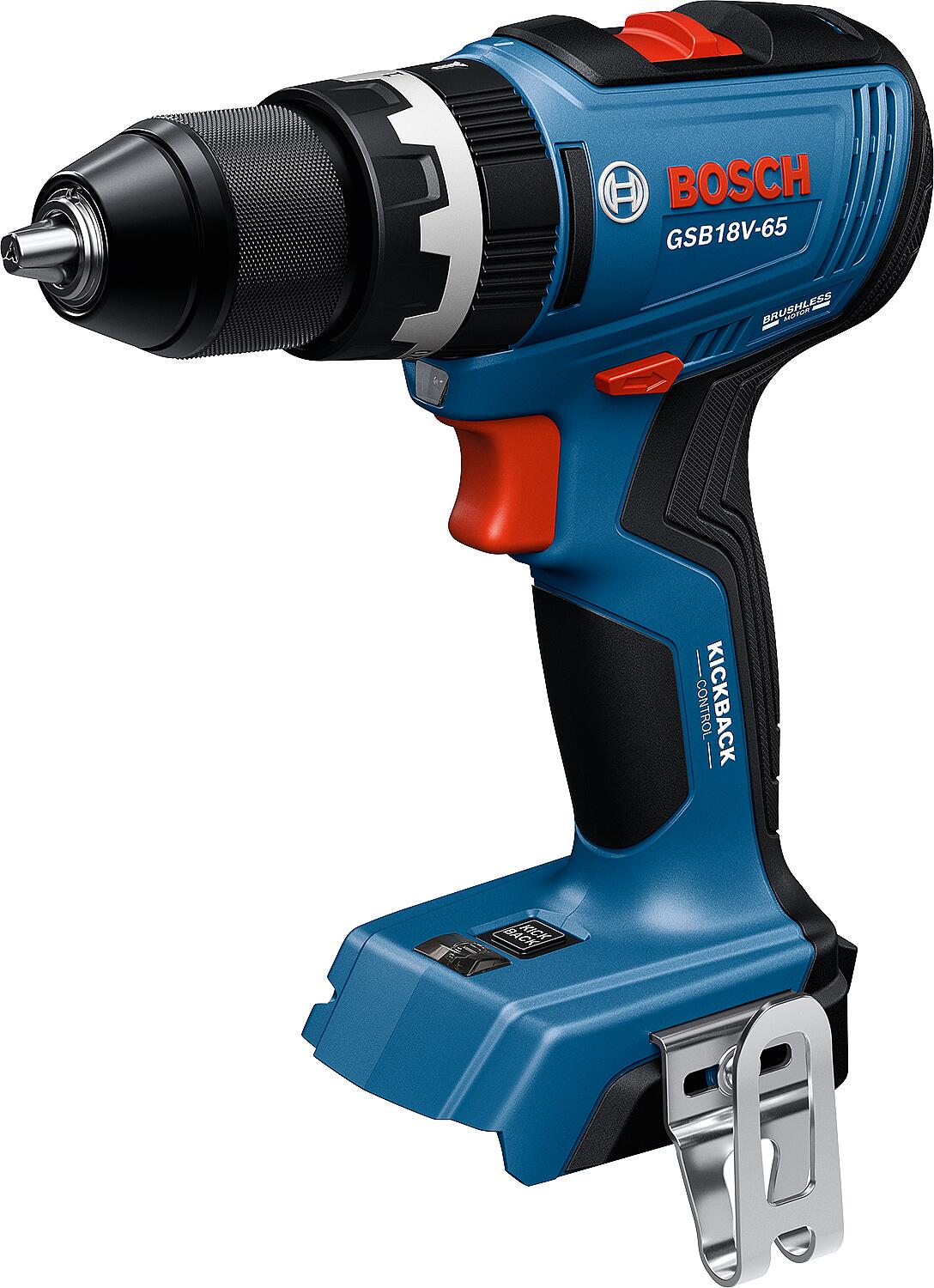 Bosch GSB 18V-65 18V cordless impact drill/driver with 2 x 4.0 Ah ProCORE batteries and charger