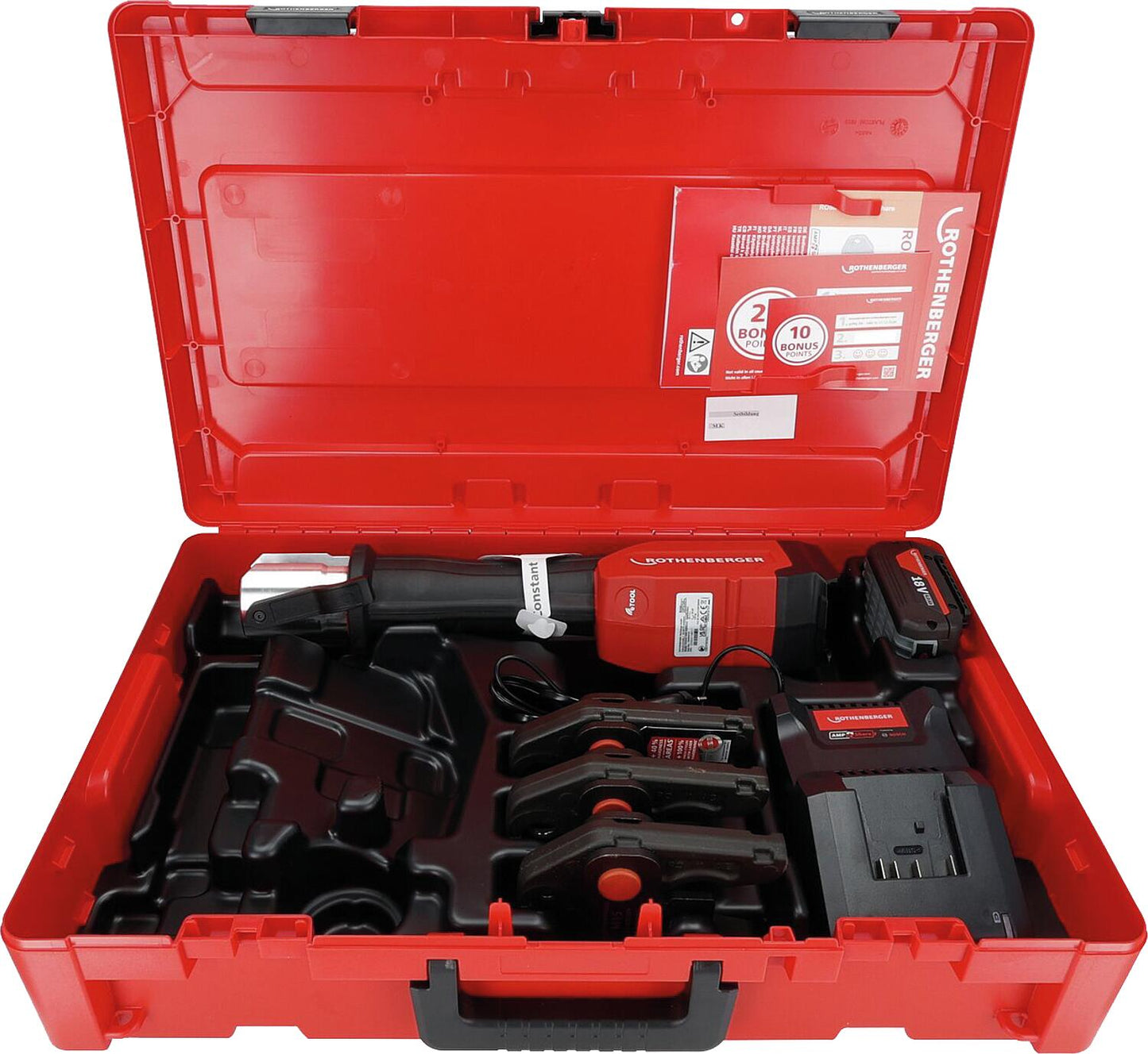 Presse sans fil ROMAX 4000 Set M15-22-28mm, 4Ah, AMP