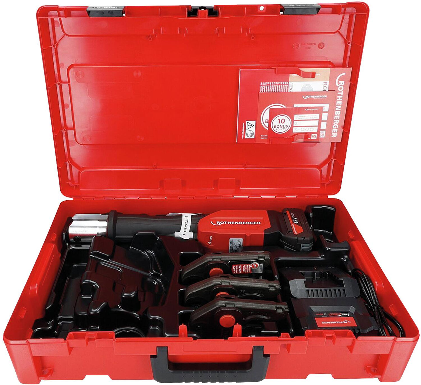Akku-Pressmaschine ROMAX 4000 Set SV15-22-28mm, 4Ah, AMP