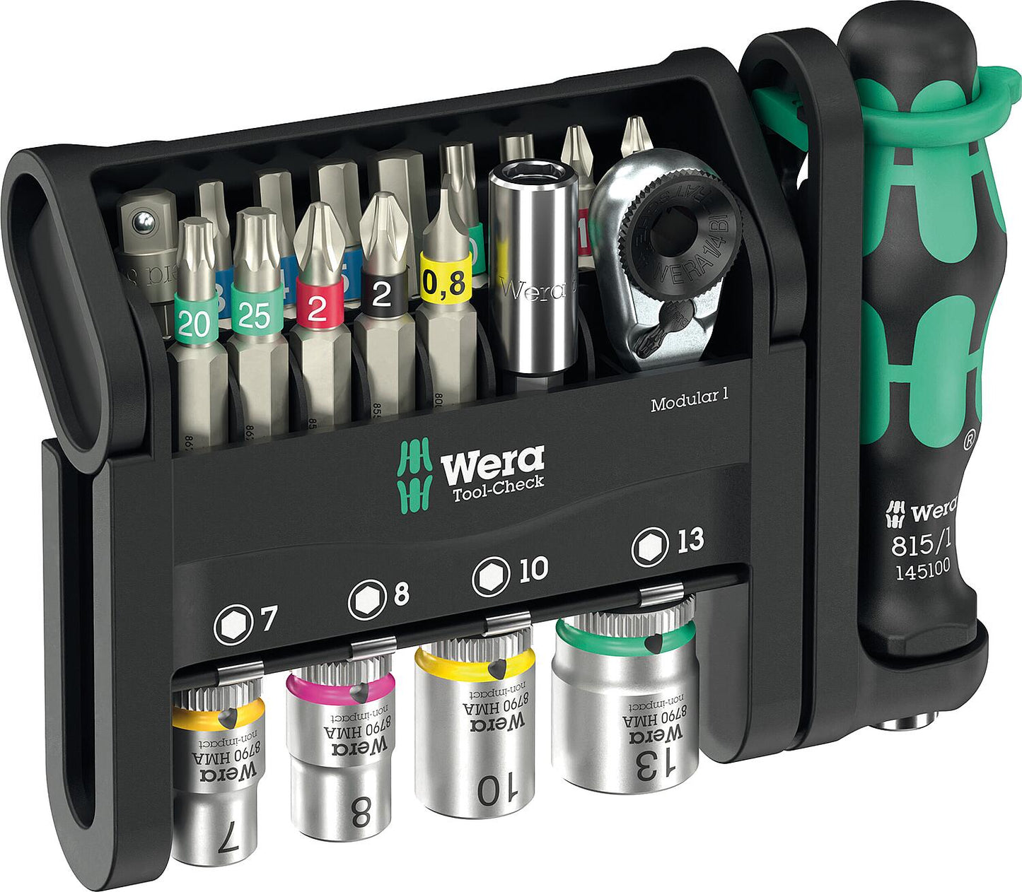Wera Tool-Check Modular 1 bit set, 21 pieces