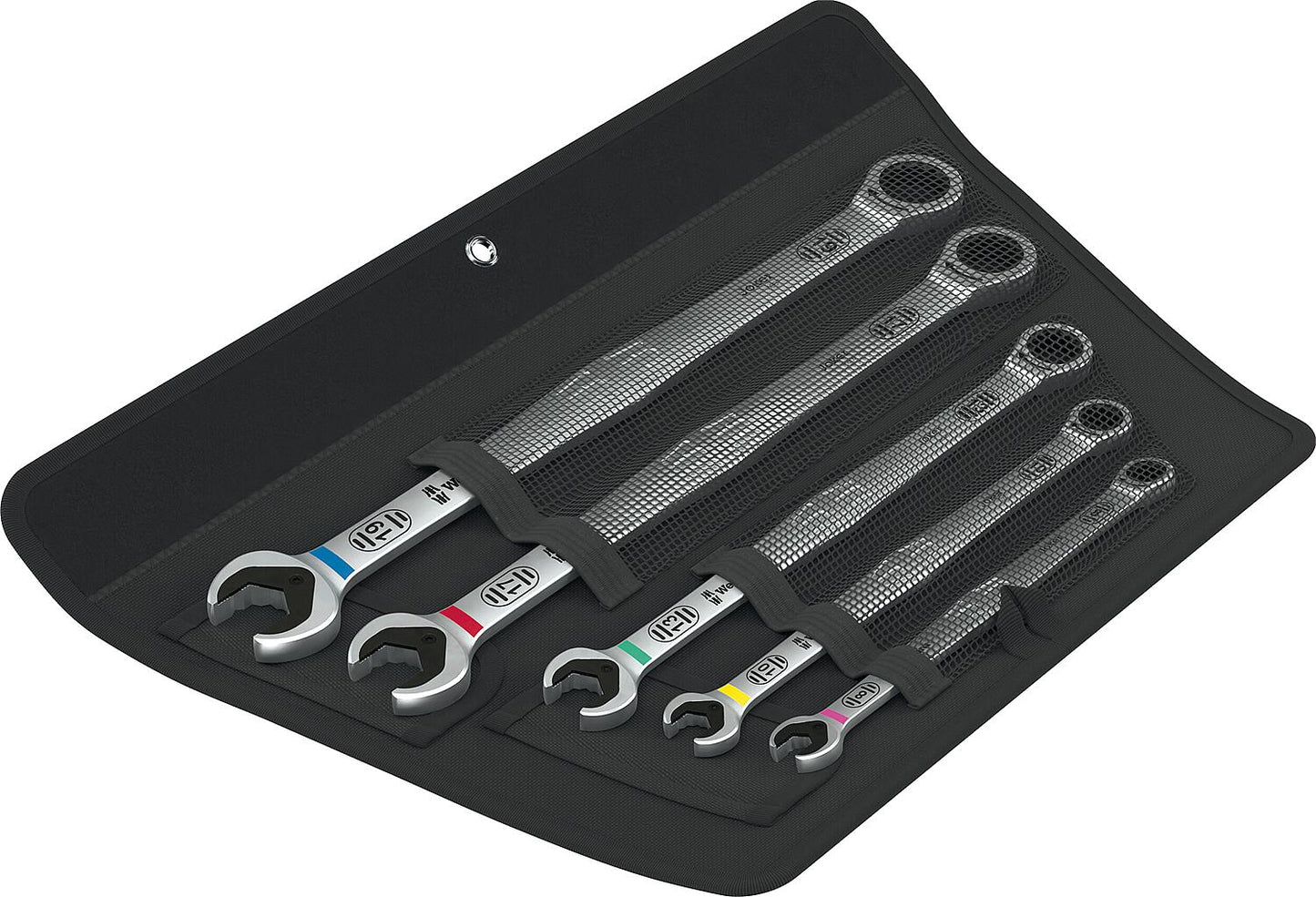 Wera 6007 Joker 5 Set 1, 5-piece open-end/ring ratchet wrench set