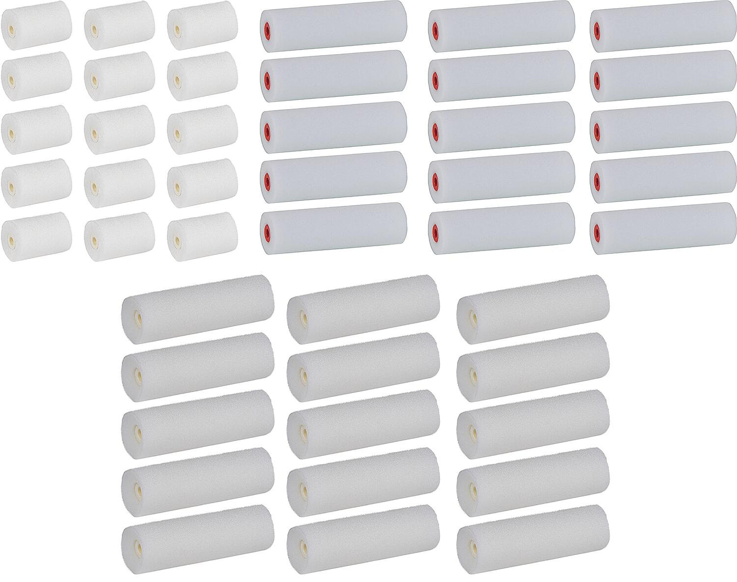 Paint roller set, 45 pieces