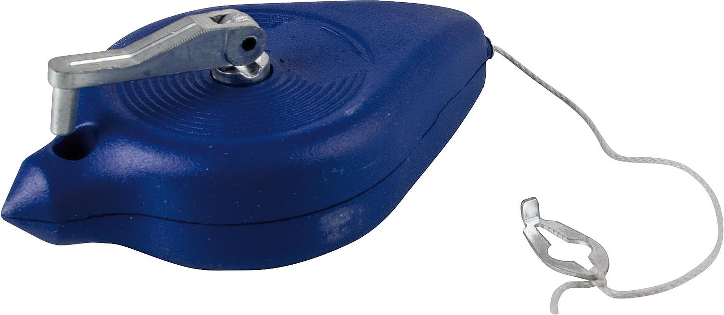 Professional 30m metal chalk line reel with anti-slip coating