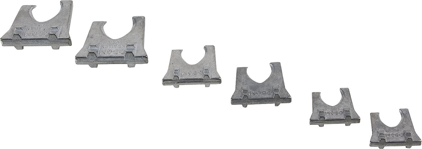 Metal claw wedge set, 6 pieces, 2 wedges each of sizes 2-3-4