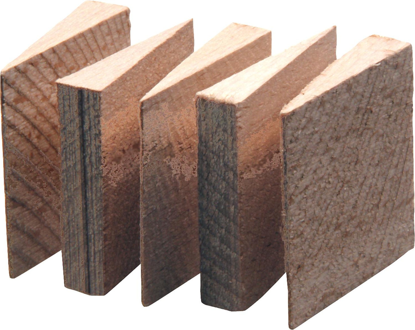 Red beech wedge set, 5 pieces, for sledgehammers 3-5kg