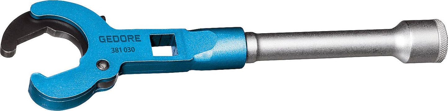 Hahnblockschlüssel SW 30 mm + Verlängerung 1/2`` 125 mm