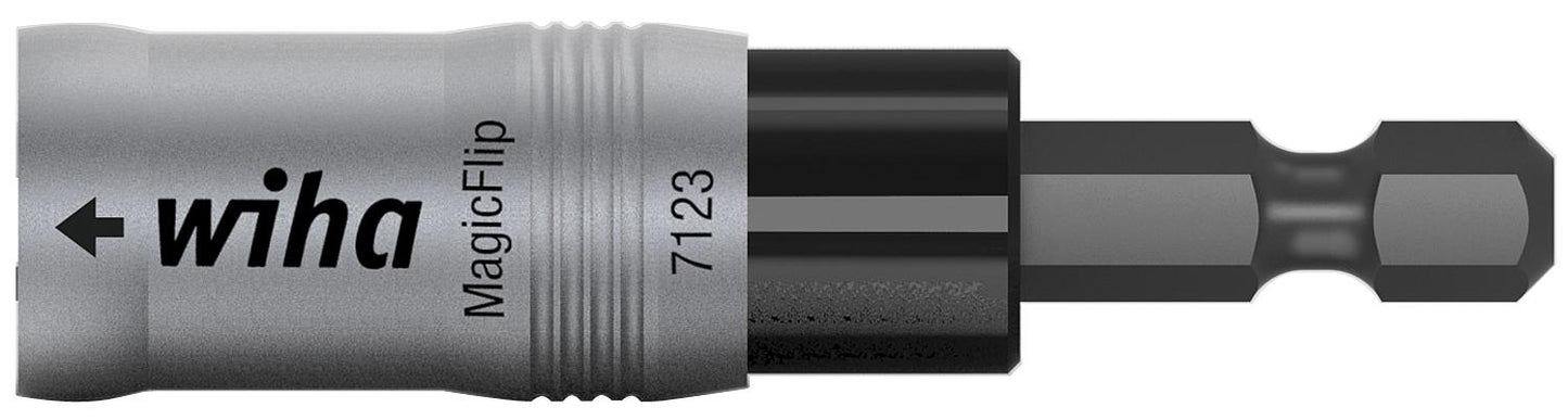 Wiha MagicFlip Force bit holder, 1/4" magnetic