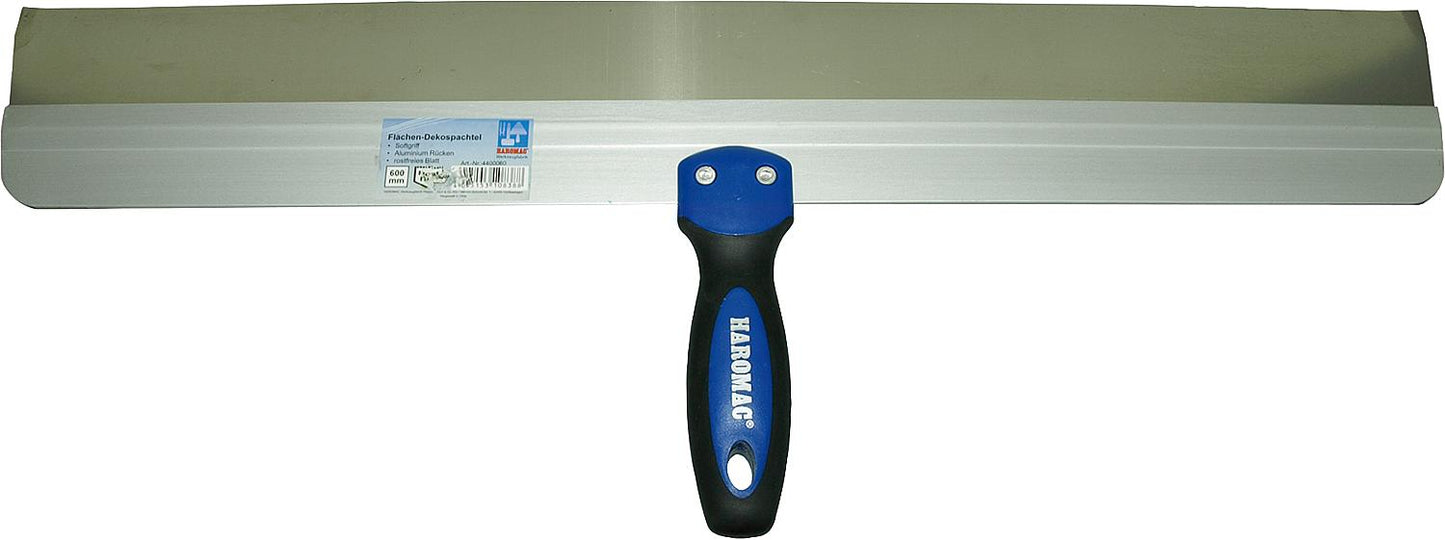 HAROMAC® decorative surface spatula (L x W) (mm): 254 x 200, with soft grip and aluminum backing