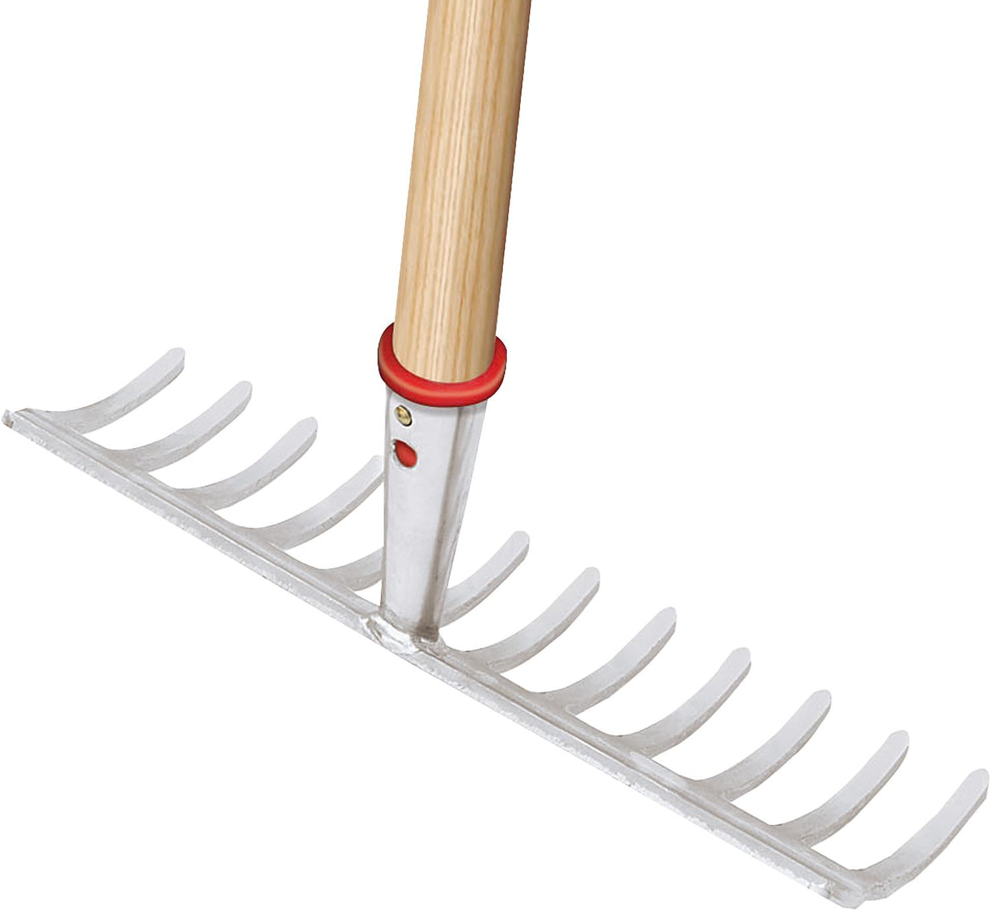 Ideal garden rake, 14 tines, 360mm, long handle