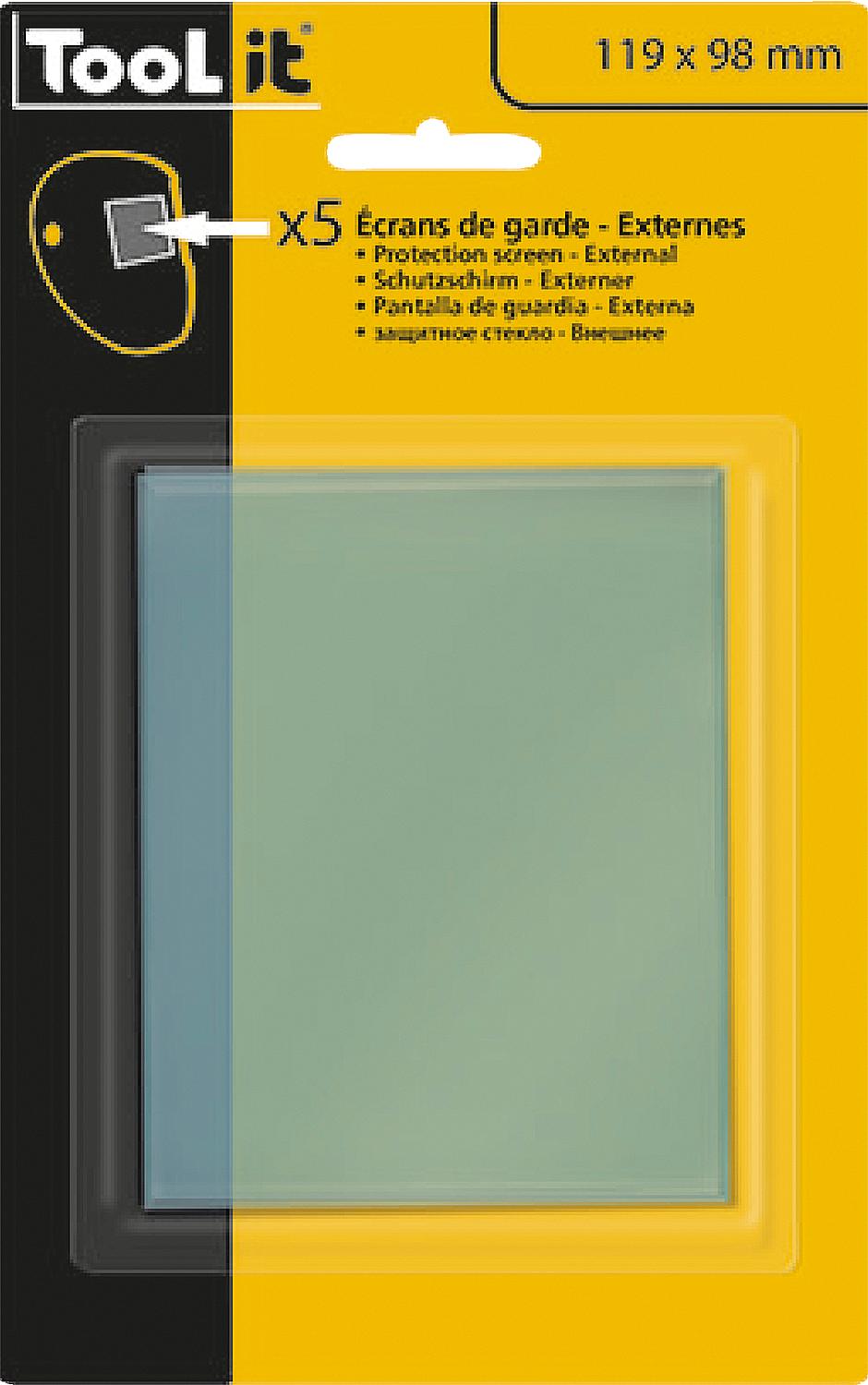 Disques de protection extérieure GYS 119x98mm, lot de 5