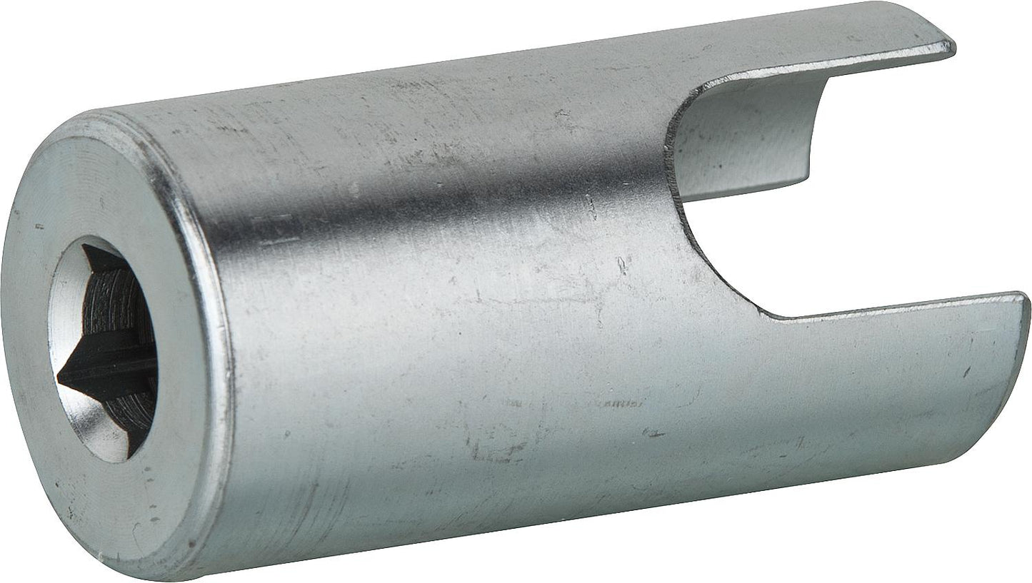 Combination angle valve screw-in aid with 1/2" connection