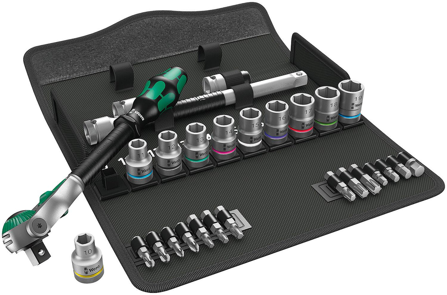Steckschlüsselsatz Wera 1/2" 28-teilig, Typ 8100 SC6