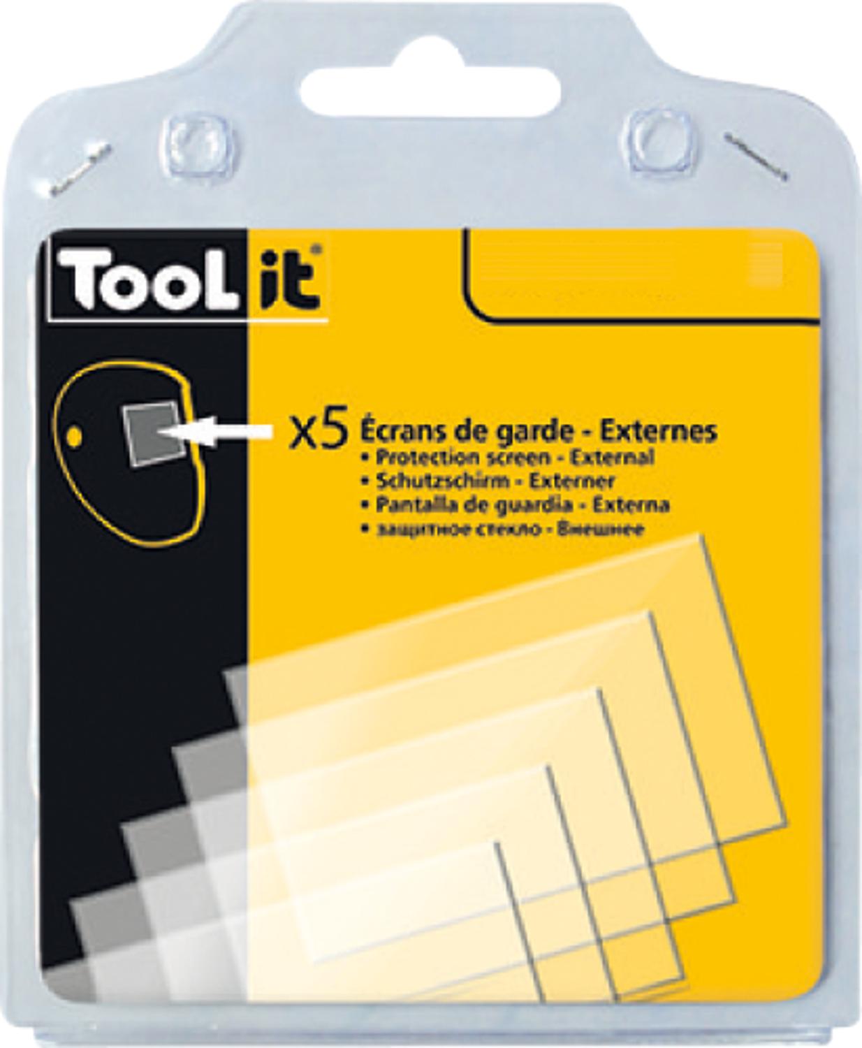 Lentille de protection externe GYS 115x102mm, lot de 5