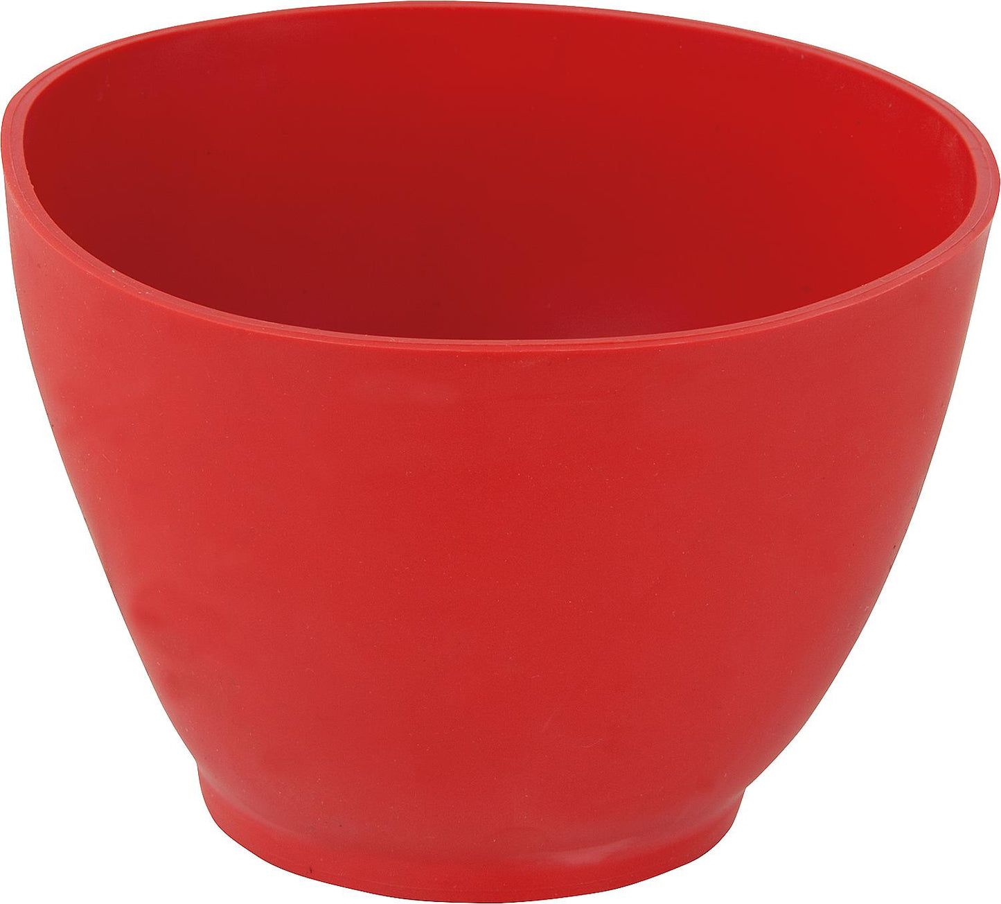 Gobelet mélangeur à plâtre, conique, rouge, en caoutchouc, ultra-flexible