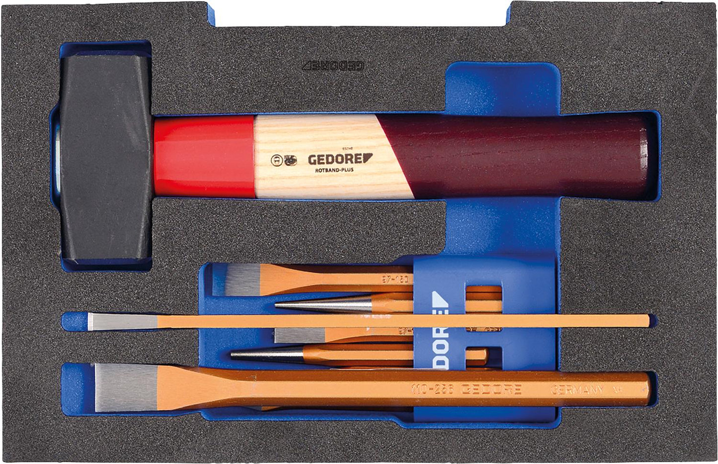 Meisselsatz GEDORE 9-teilig, für L-BOXX 136