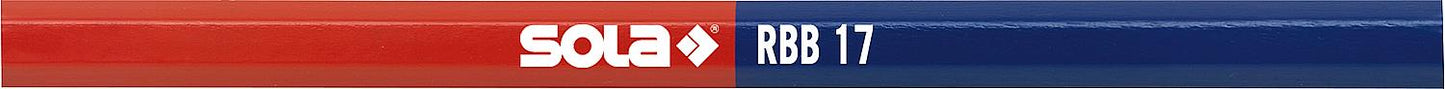 Crayon Sola RBB17, 170 mm, rouge-bleu