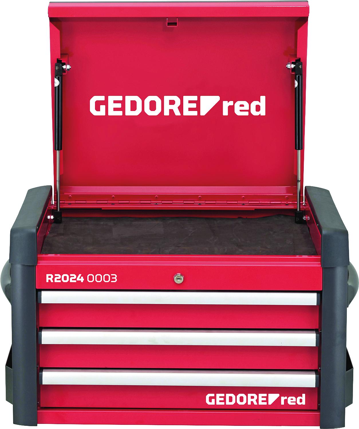 Werkzeugtruhe GEDORE red mit 3 Schubladen