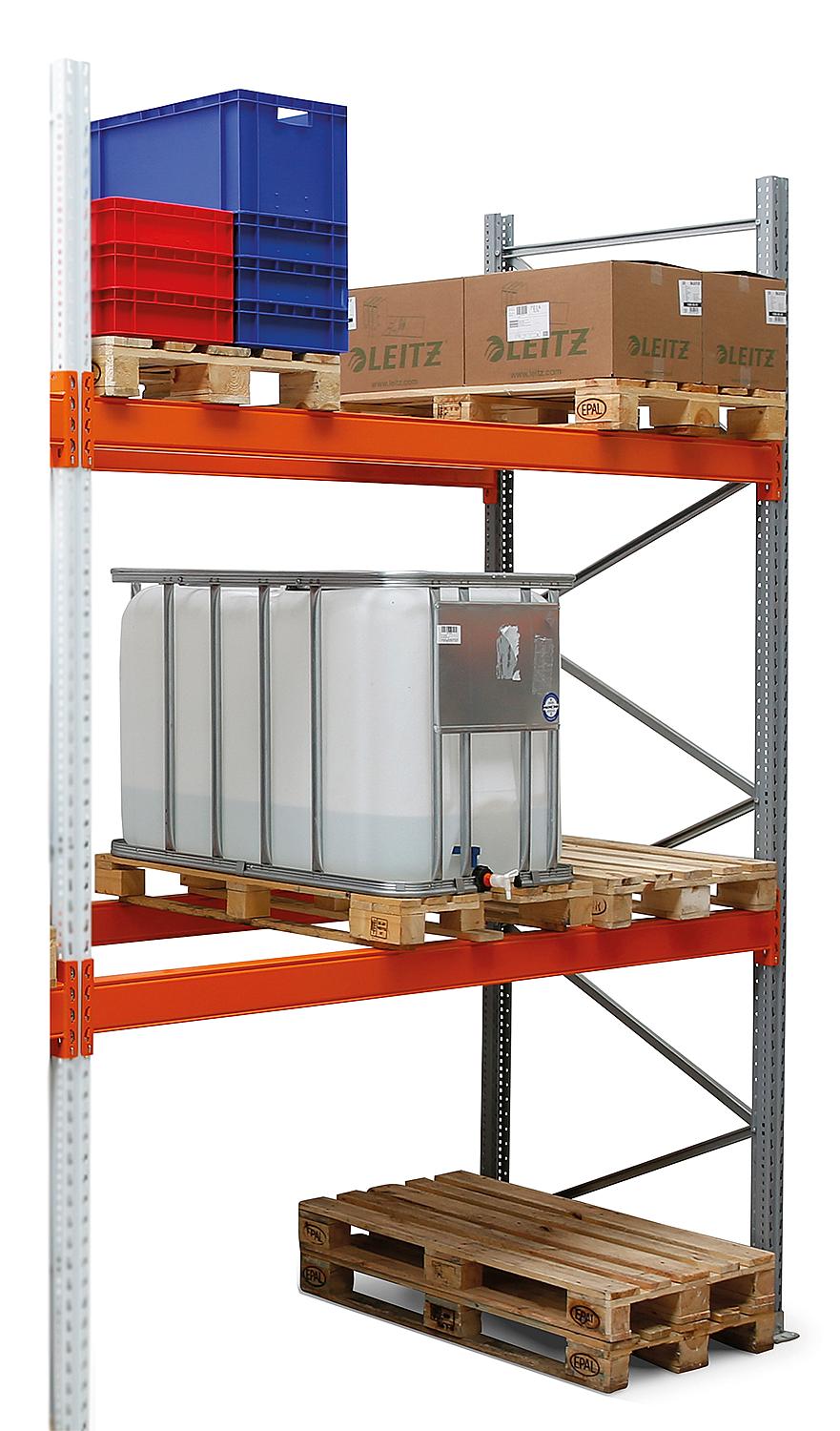 ARTUS pallet racking unit, 2 levels, HxWxD 2500x2785x1100mm
