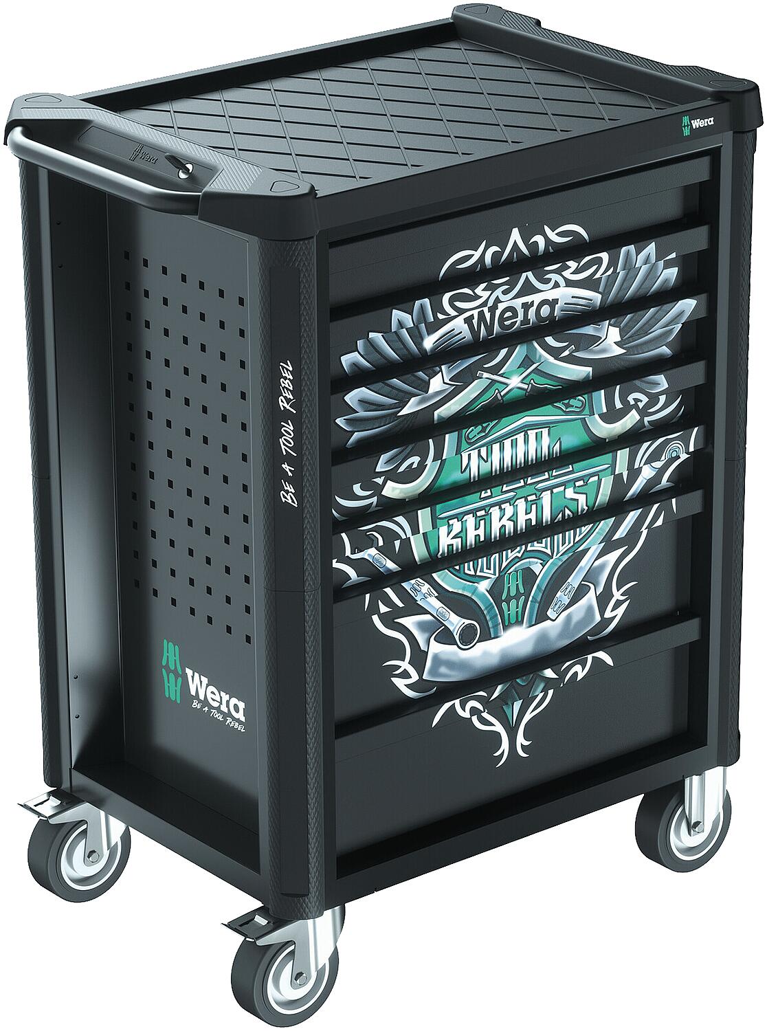 WERA Tool Rebel 94-piece workshop trolley
