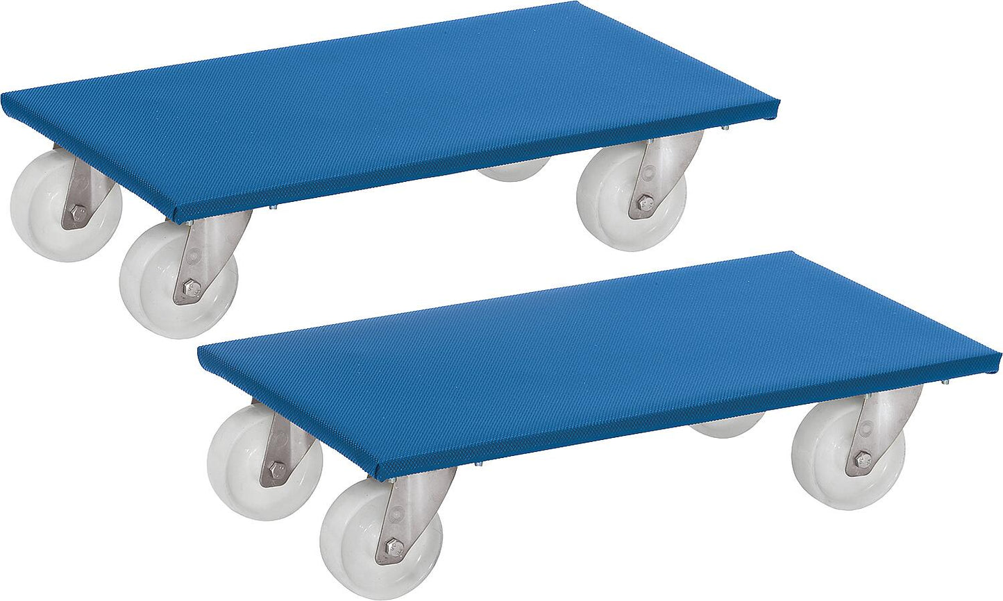 Chariot de manutention Fetra® 2352, capacité de charge 500 kg, plateforme 600 x 350 mm, conditionnement : 2 pièces