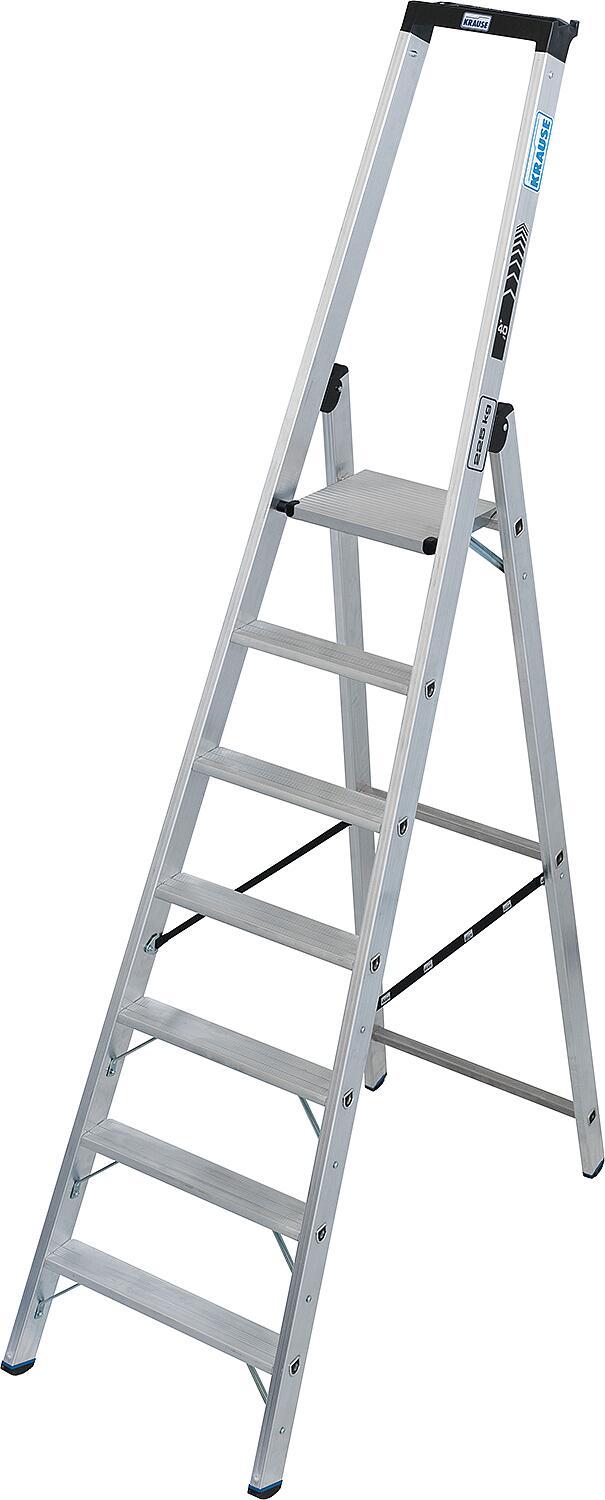 Heavy-duty stepladder, 3 steps, 225 kg