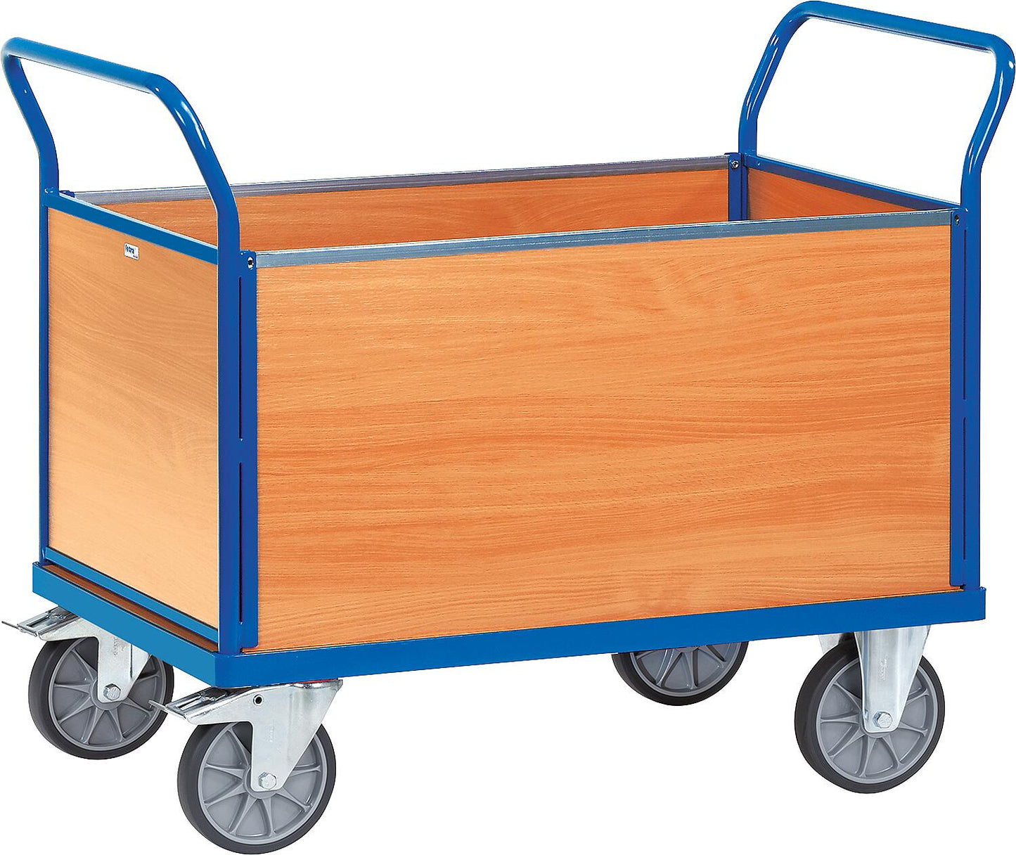 fetra® 2552 four-sided trolley, 600 kg loading area, 1000 x 650 mm
