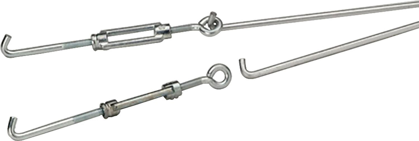 BERT cross diagonal including cross brace and turnbuckle