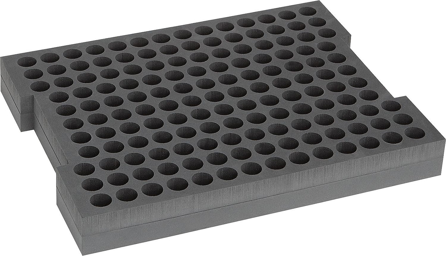 Foam insert for burner nozzles, suitable for L-Boxx 102, 405x314x24.5mm
