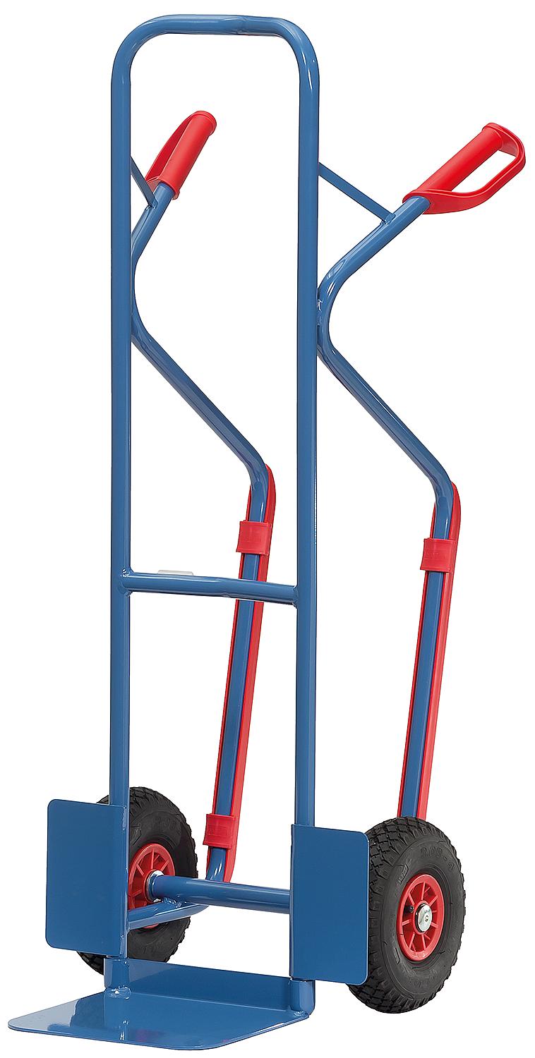 fetra® B1330P stacking trolley, load capacity 300kg, polyurethane tires