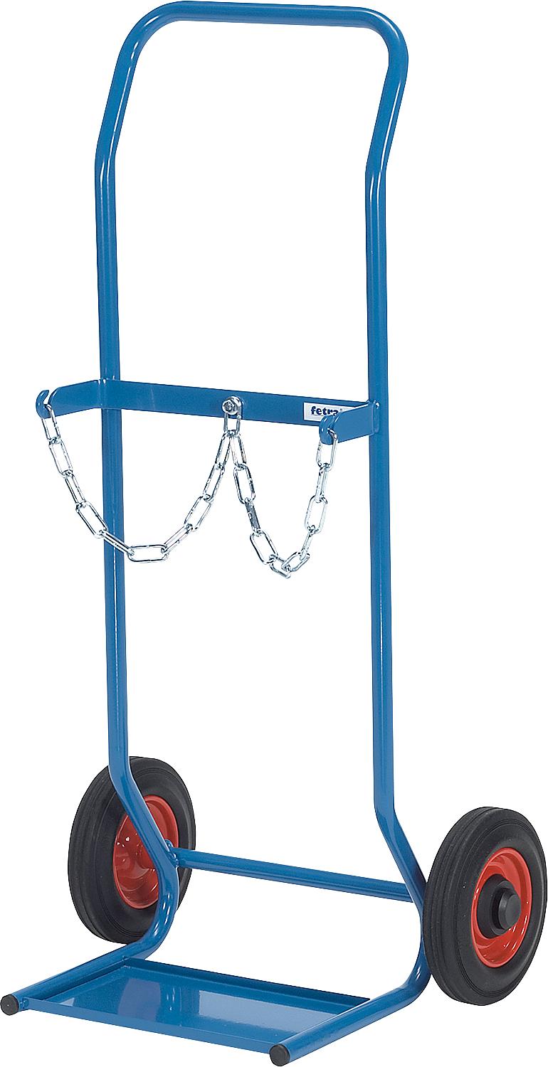 Stahlflaschenkarre 51005 fetra® für zwei Stahlflaschen a 10Kg