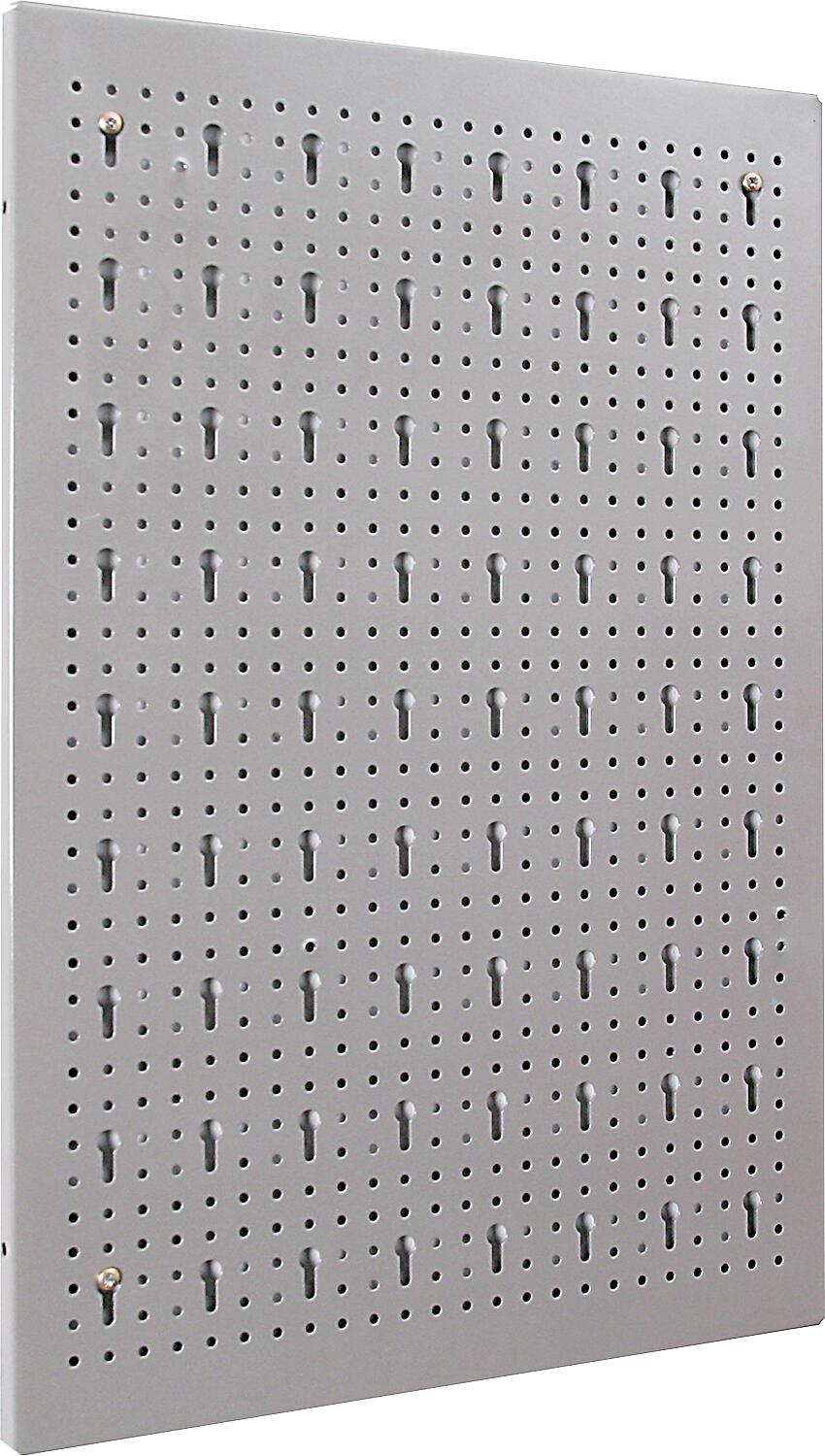 Système de rangement d'outils, panneau perforé, L x P x H 400 x 16 x 595 mm, StorePlus Flex M 60, gris argenté
