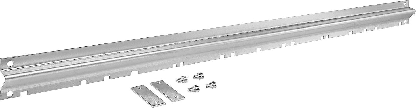 Suspension rail Profi Plus WxDxH 1250x25x70mm