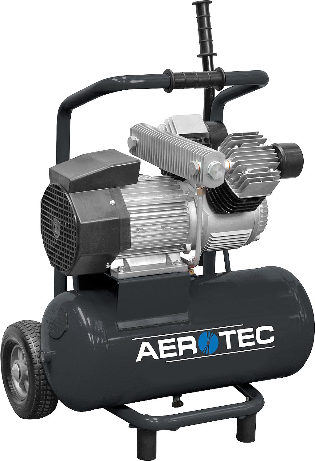 Aerotec Powerpack Pro piston compressor, 24-liter tank, 10 bar pressure
