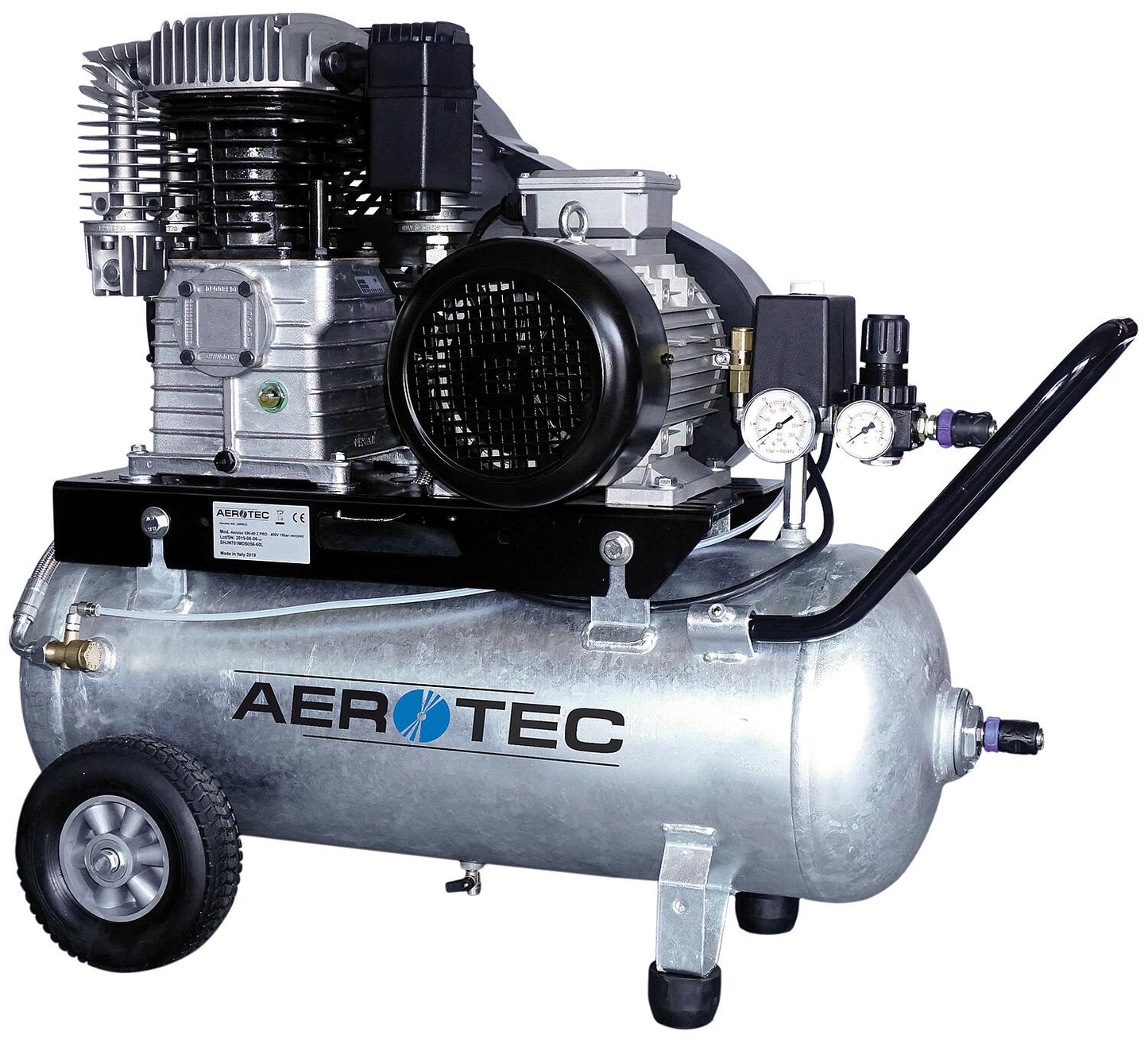 Aerotec 690-60 Z Pro piston compressor, with 60-liter tank