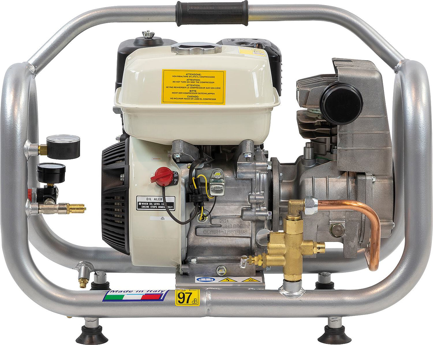 Honda Aerotec 400-2.5 piston compressor, with 2.5 liter tank