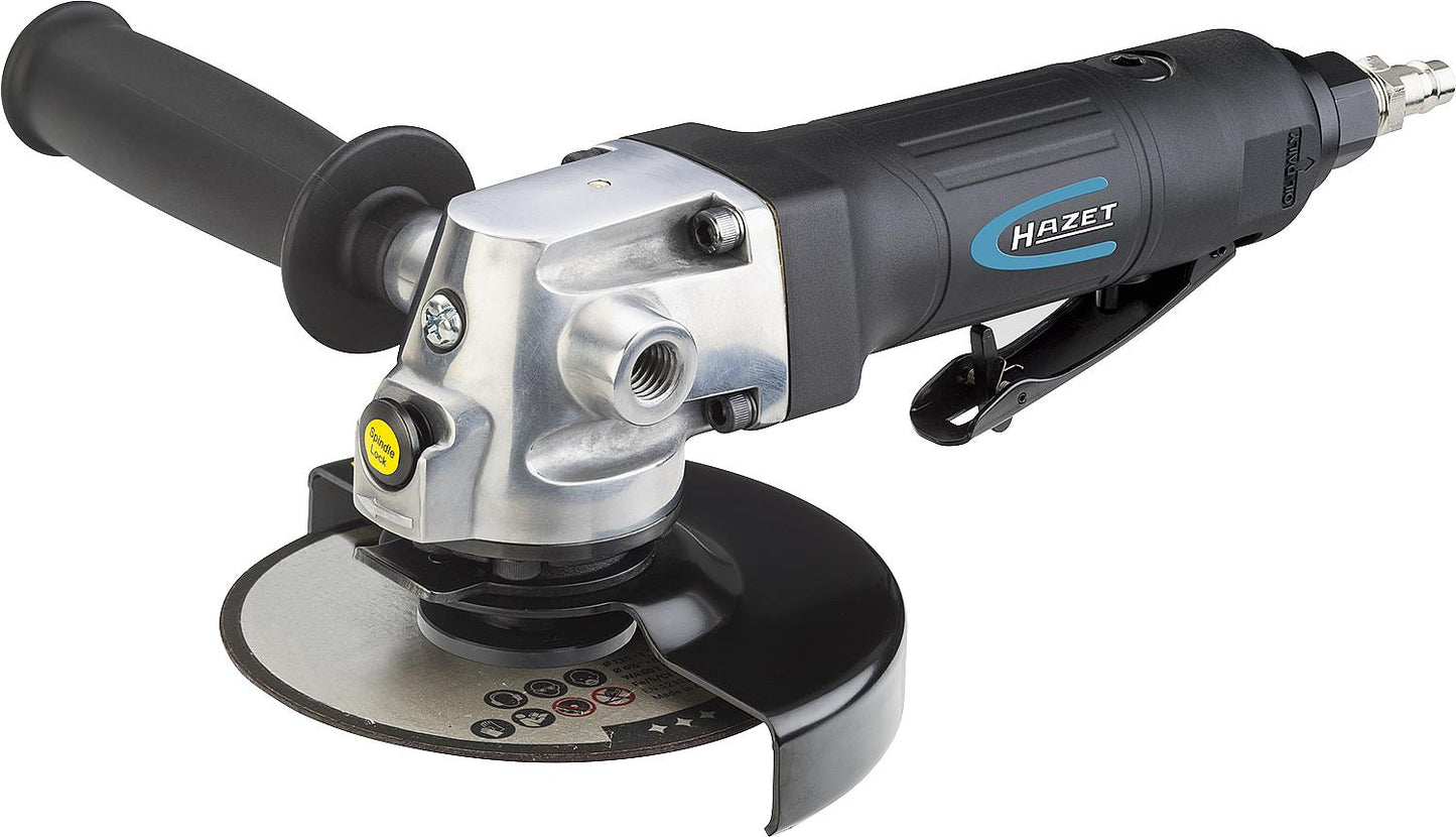 HAZET pneumatic angle grinder Ø 125mm, 1/4" female thread incl. NW 7.2